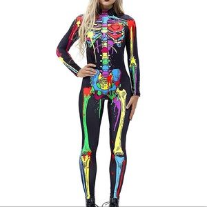 Skeleton Jumpsuit *Fits like M/L*